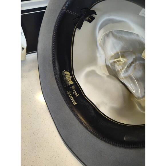 Stetson RY02 Saxon 2 Inch Brim 302 Caribou Hat 08 Cordova Size 7 - Picture 9 of 15